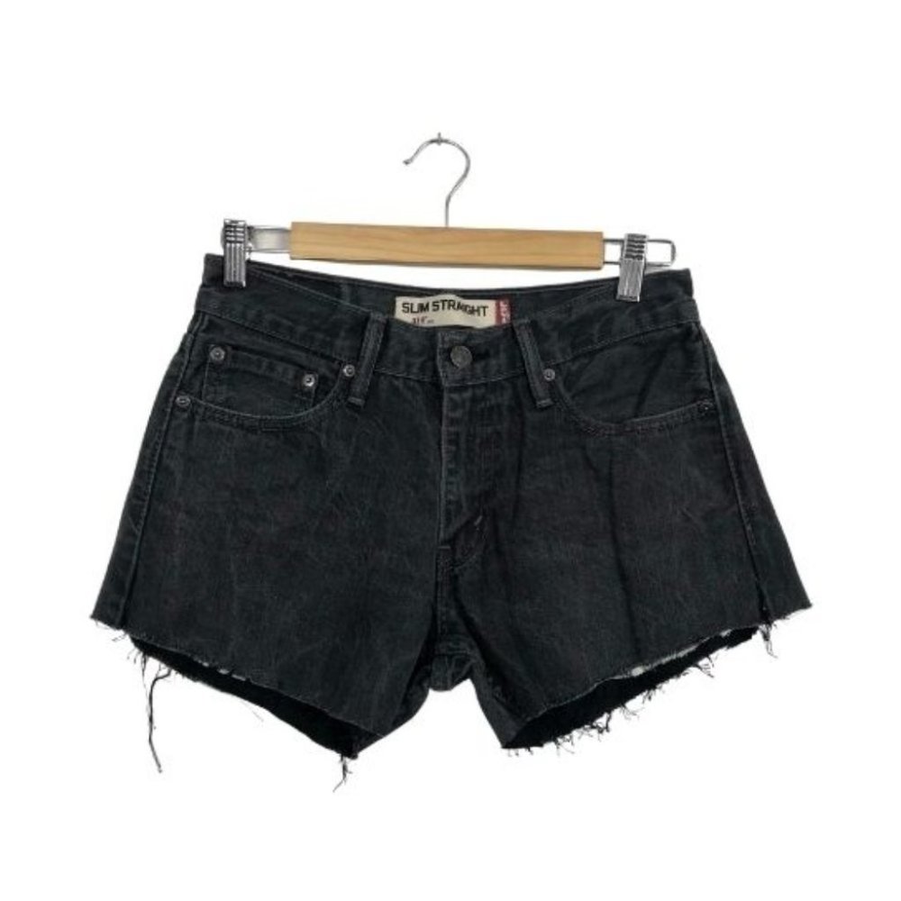 Levi's Black Jean Shorts
